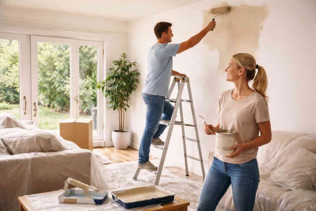 Fresh, Neutral Interior Paint