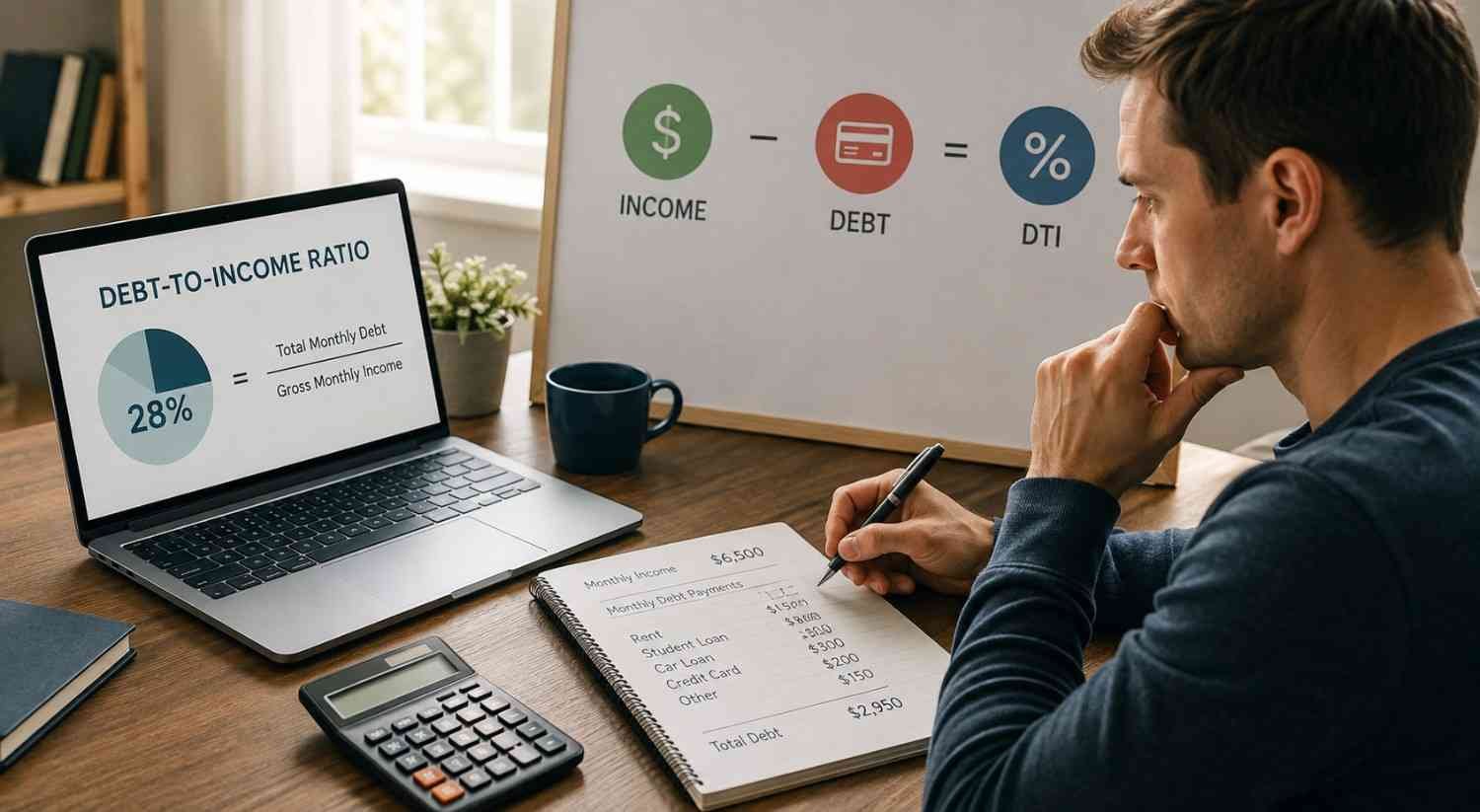 How to Calculate Your Debt-to-Income Ratio for Personal Loans